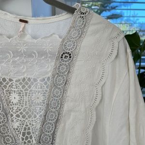 Free people boho sweatshirt
